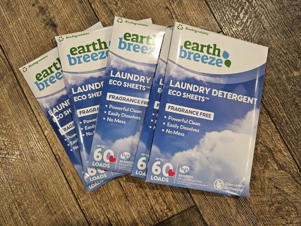 Earth Breeze Laundry Detergent Sheets