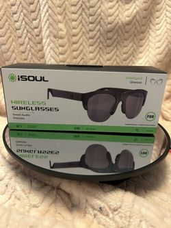 F-06 Smart Sunglasses Wireless Bluetooth Open Ear Hands Free, Black NEW