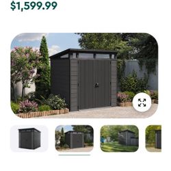 Keter Cortina 7x7 Storage Shed $1,300