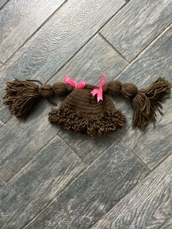 Crochet Baby Cabbage Patch Hat