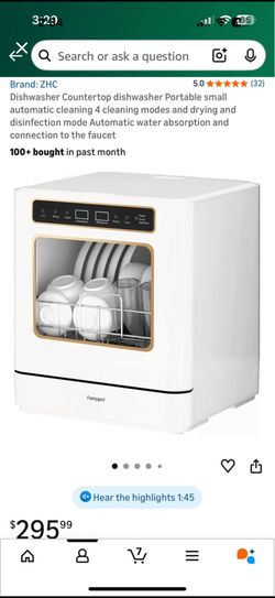 Countertop Dishwasher NIB