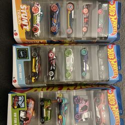 Three Hot Wheels