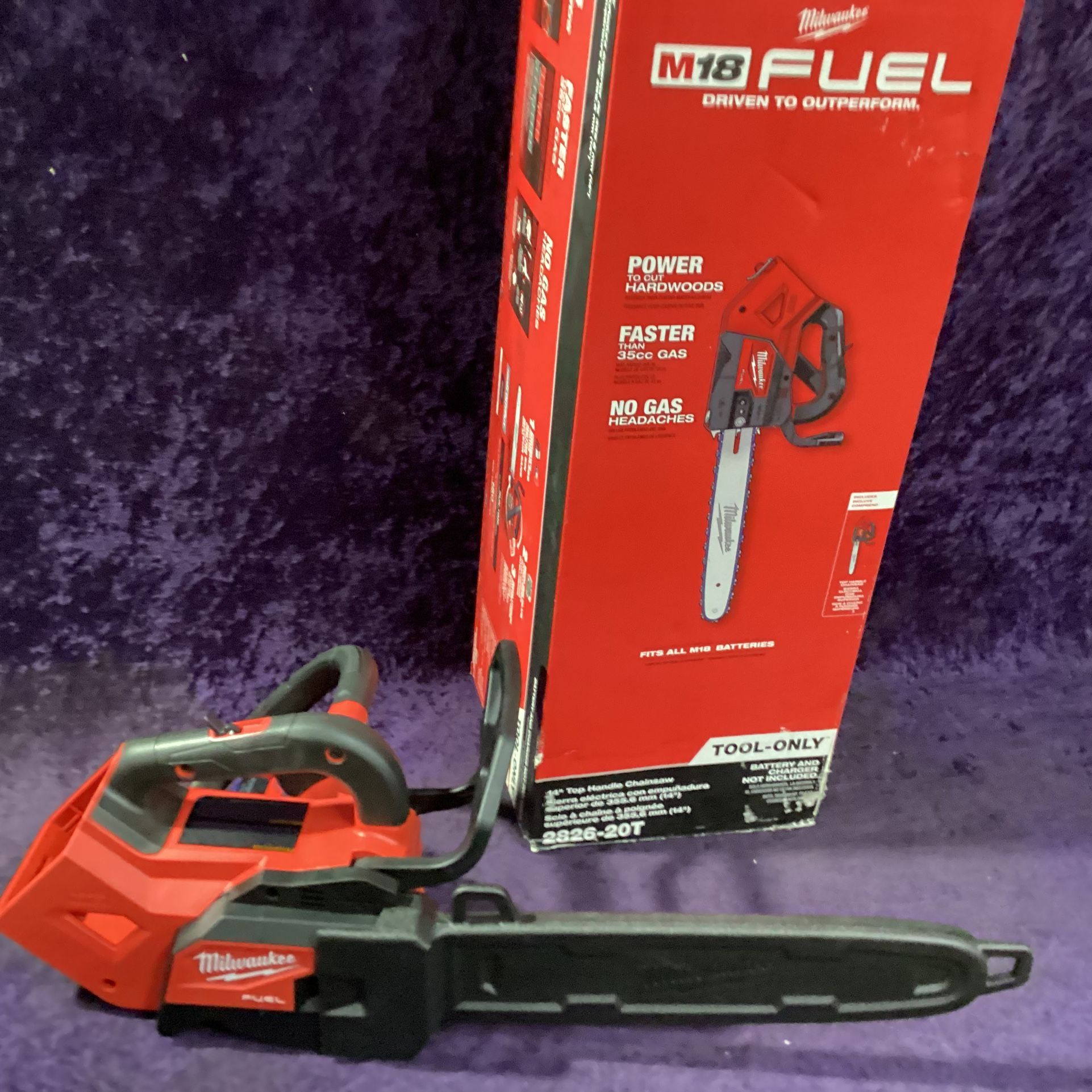 🧰🛠Milwaukee M18 FUEL 12” Brushless Top Handle Chainsaw GREAT COND!(Tool Only)-$225!🧰🛠