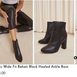 Croc Ankle Boots