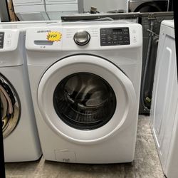 washer load white samsung front 