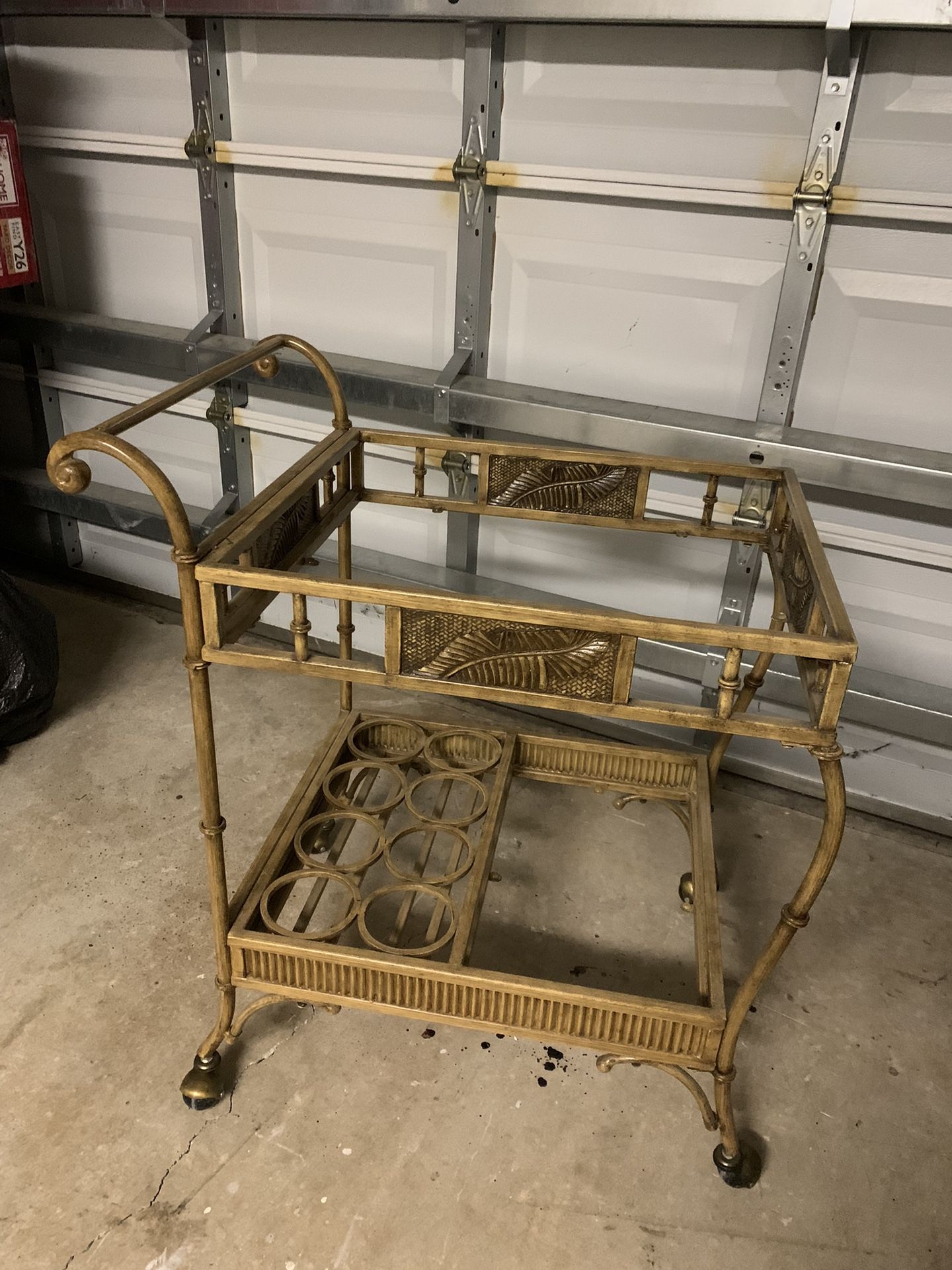 Beautiful Antique Rolling Cart