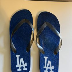Dodger Flip Flops