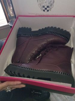 Vince Camuto Maroon ,Leather Boots