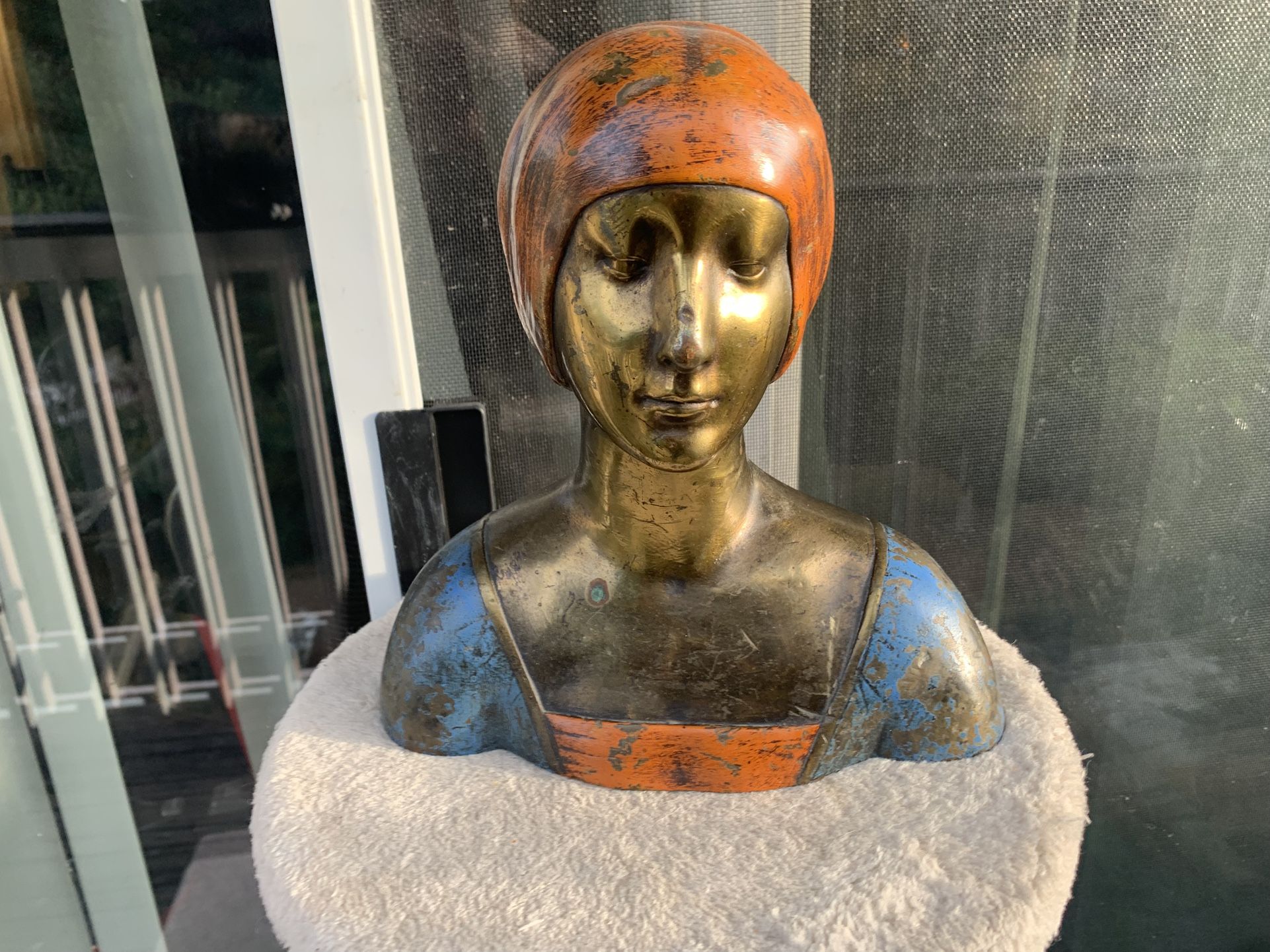 Old Bronze Women’s Bust