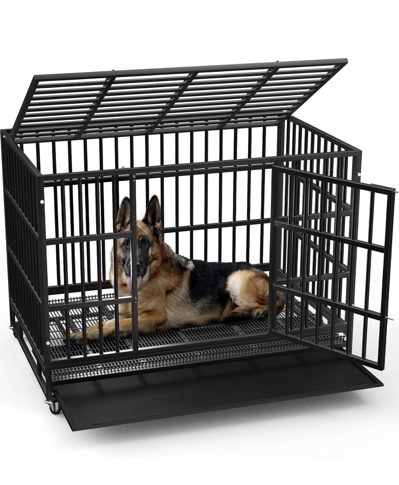 LEMBERI 47/30 heavy Duty indestructible dog crate