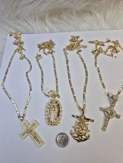 Beautiful Necklace set 35$ each 14K Gold Laminated Hypoallergenic Waterproof Non Tarnish Excellent Quality Jewelry now available!