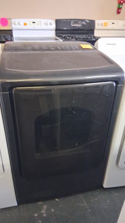 Nice Samsung gas dryer , black stainless steel