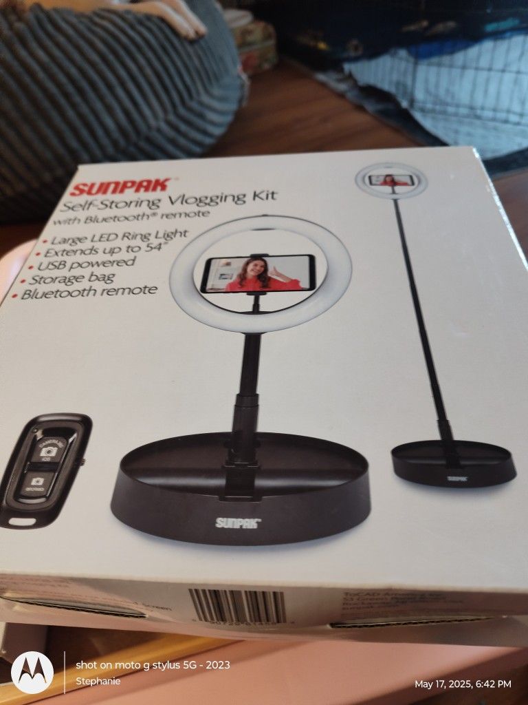 Sunpak Self Storing Vlogging Kit