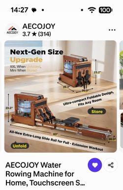Sports gear rowing machine