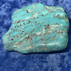 Turquoise Stone Southwestern Belt Buckle Having Mica/Pyrite? Sparkling Inclusions