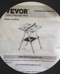 VEVOR Wooden Workbench Model YH-WB050