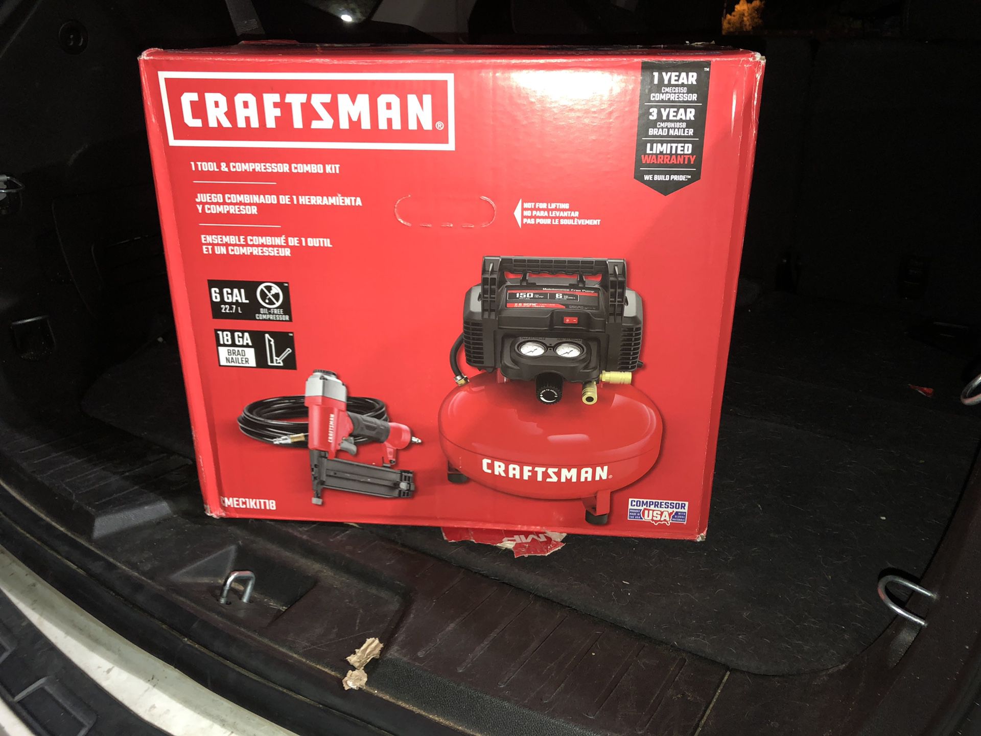 Craftsman Compressor Combo Kit