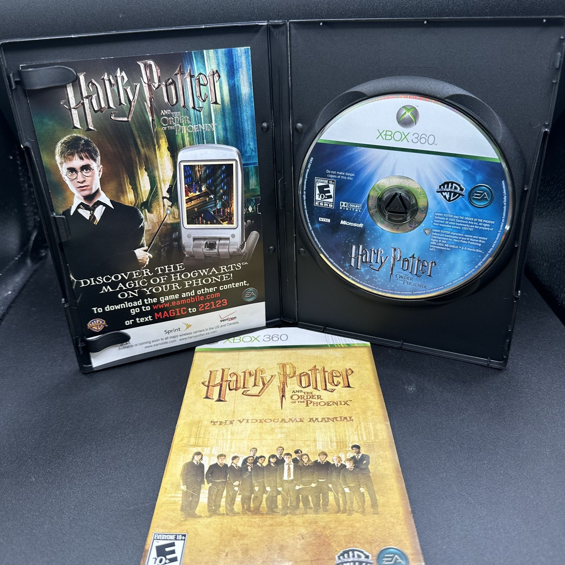 Harry Potter And The Order Of The Phoenix Xbox 360