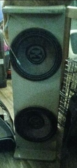 Memphis Audio 12in subs and custom box