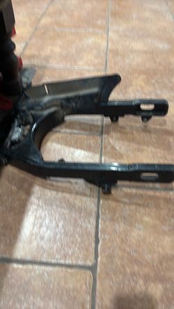 Motorcycle Swingarm Black Metal
