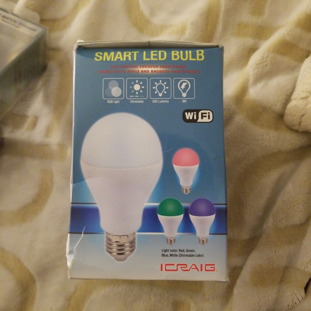 Craig WiFi Smart LED Color Light Bulb