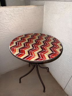 Mosaic outdoor table