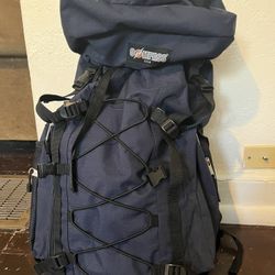 Large Hiking Backpack Navy Blue