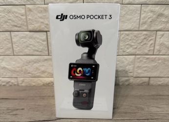 DJI Osmo pocket 3 4k handheld camera with rotatable touchscreen