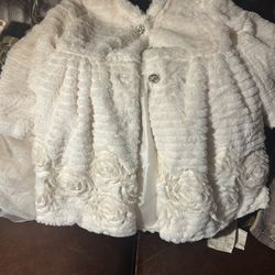 Beautiful white lace dress with petty coat