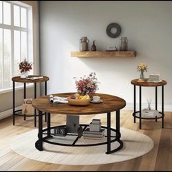 Coffee Table + 2 Side Table