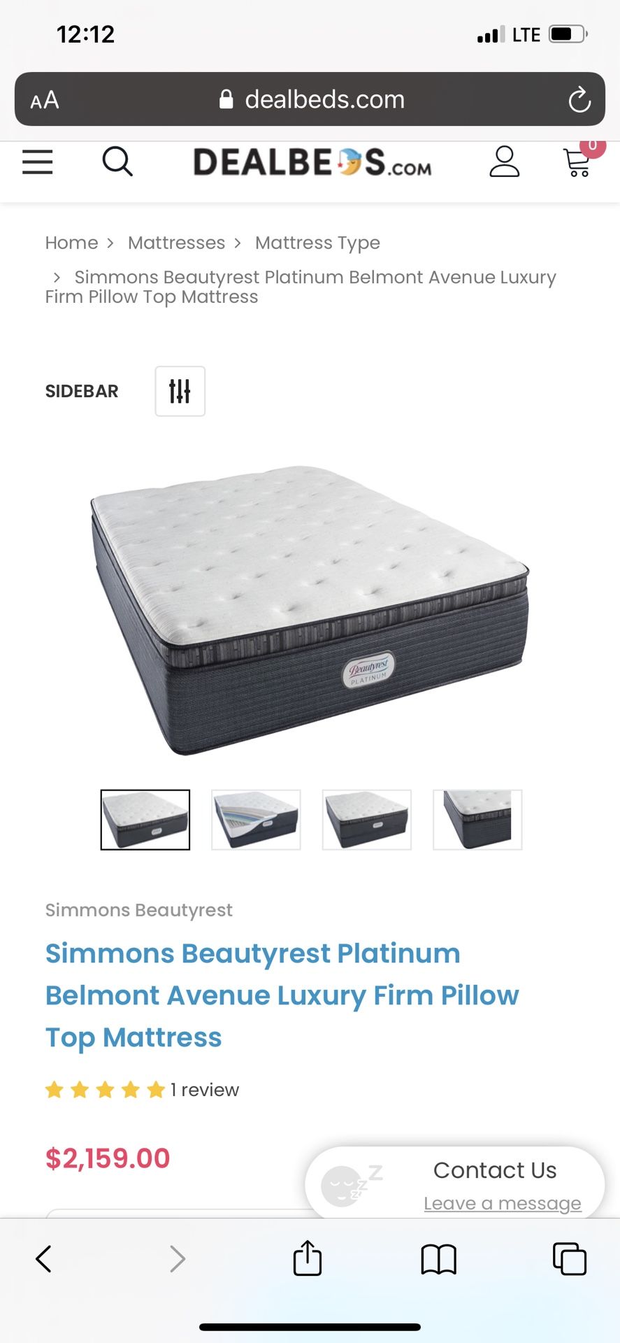 Beautyrest Platinum Chambers Bridge Luxury Firm 3d mon