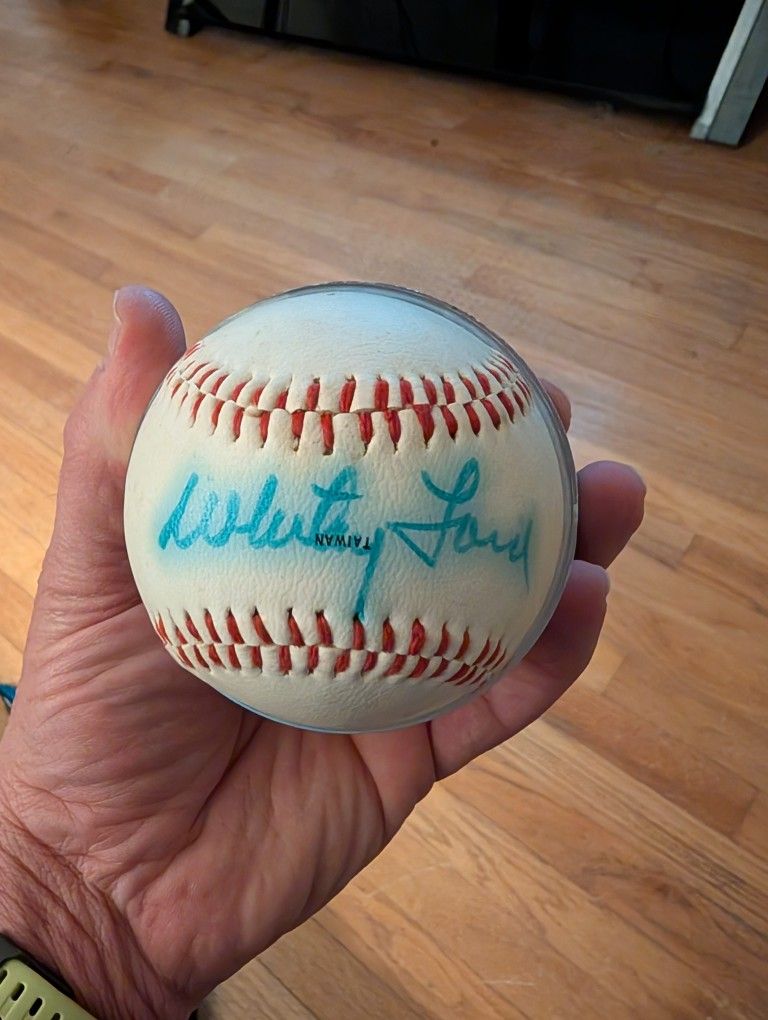Signed Whitey Ford Baseball