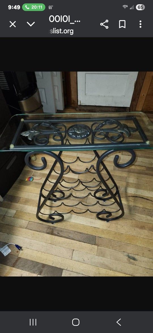 Tall Wine 🍷 Rack Table