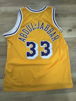 Kareem Abdul Jabbar LA Lakers Size XL Adidas Jersey