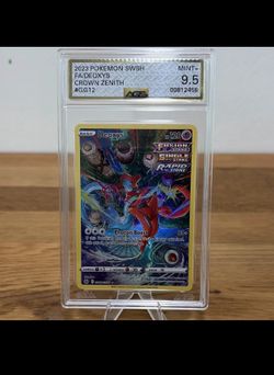 Pokémon Deoxys GG12/GG70 Crown Zenith Galarian Gallery Full Art Holo Eng AGS 9.5