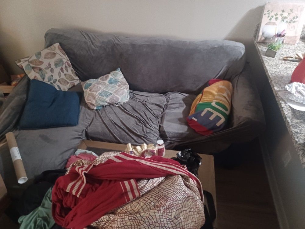 Sofa w/ Cover – Used (Free w/ $15+ Purchase)