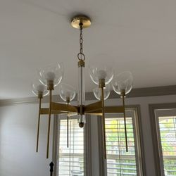 Gold chandelier 