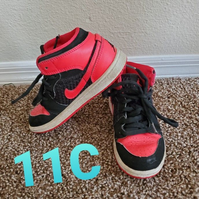 Jordan 1 Size 11C Outside Play Shoes