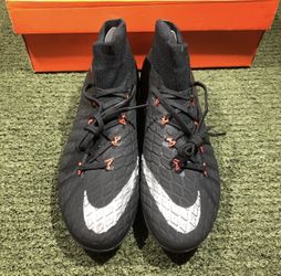 Nike Hypervenom Phantom 3 DG FG ACC Soccer Cleats Black Women 7.5/ 6y 882087 001