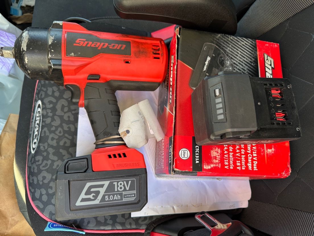 2024 Snap On impact Drill With Two Batteries