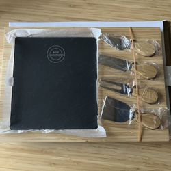 NEW Kim Crawford Charcuterie Board with Cheese Knives
