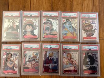One Piece 25th Anniversary Premium Card Collection JP PSA 10 Sequential Set