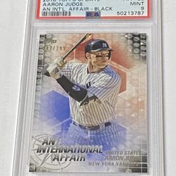 Aaron Judge PSA 9 2018 Topps Update IA-39 Black /299