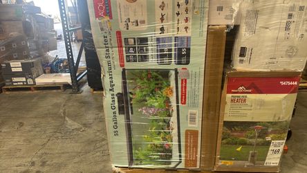 Aqua Culture 55 Gallon Glass Aquarium Starter Kit
