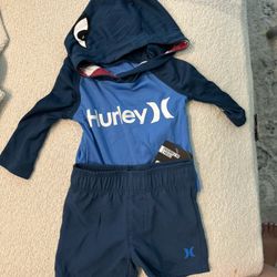 Hurley Rash Guard/trunks