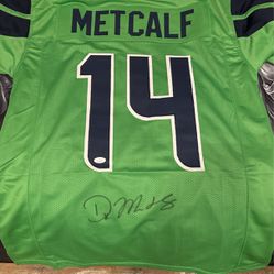 Autograph Jersey DK Metcalf Seattle Seahawks