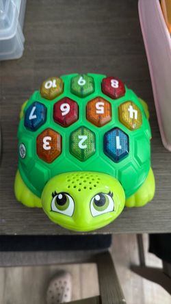 Leapfrog musical turtle. Educational toy.