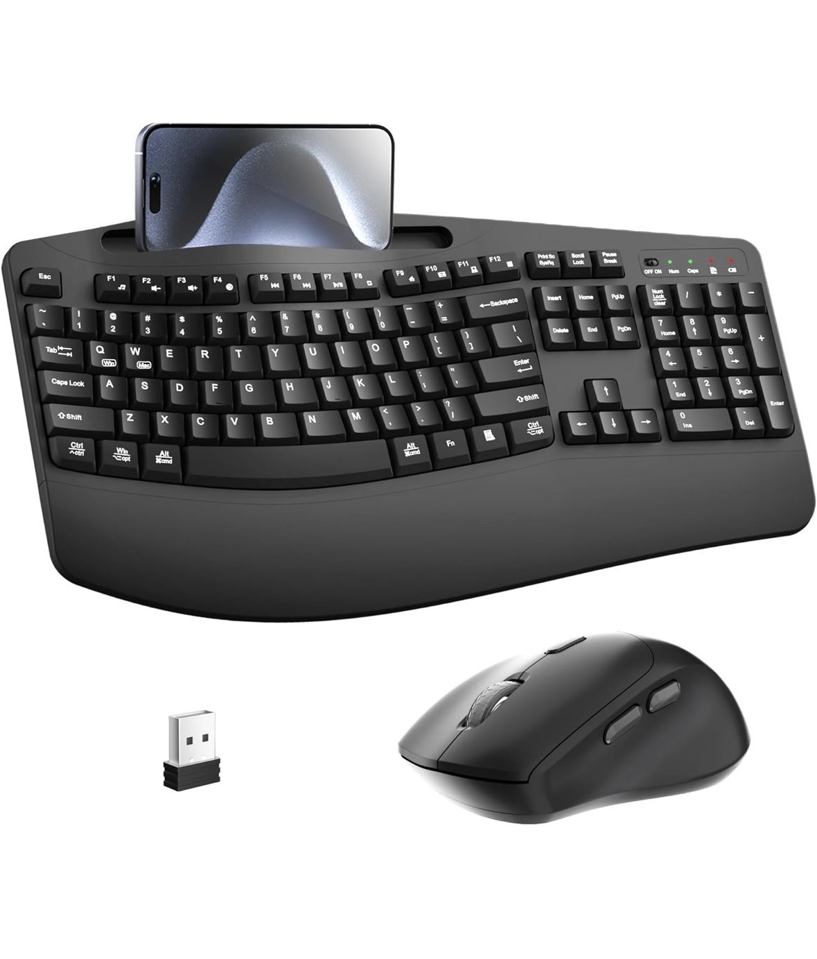 Wireless Keyboard and Mouse Combo