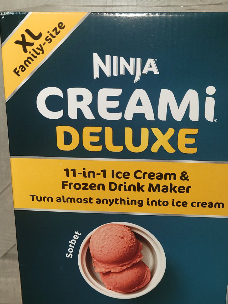 Ninja - XL CREAMi Delux 11-in-1 Ice cream and Frozen Treat Maker for Sale  in Chicago, IL - OfferUp