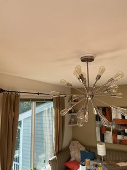 Beautiful Modern Sputnik Chandelier